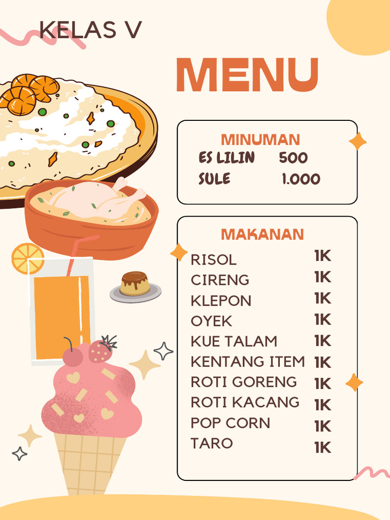 Daftar Menu | PDF