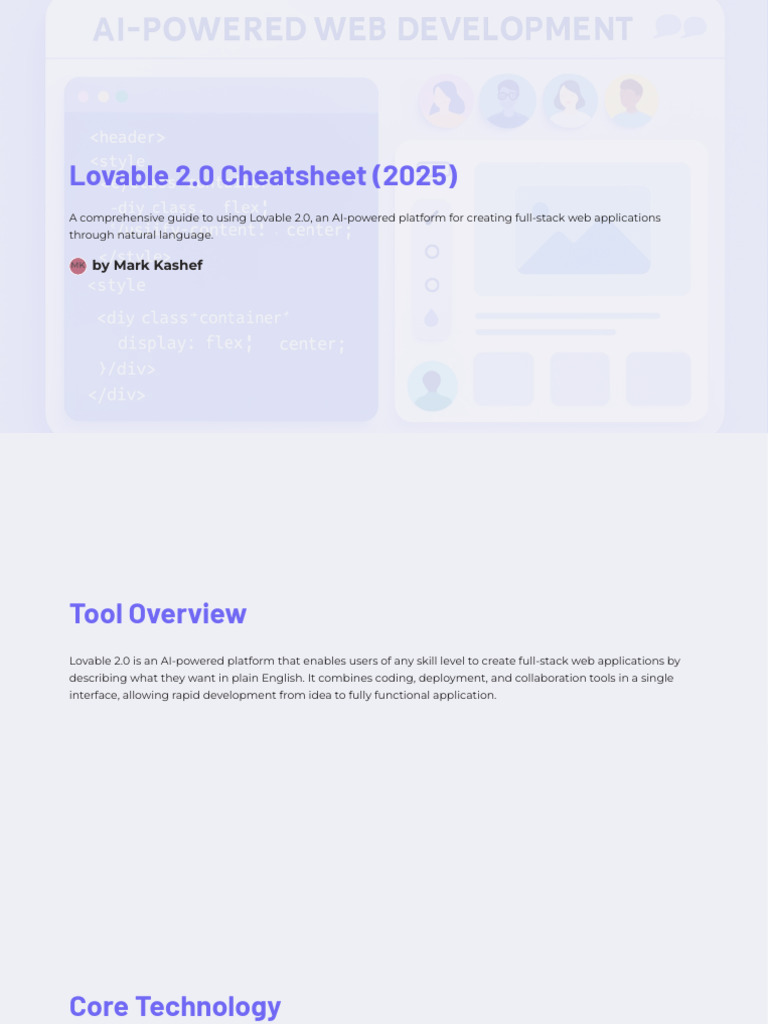 Lovable 2.0 Cheatsheet Guide | PDF | Program Optimization | Databases