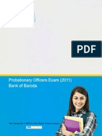 Probationary Officers Exam 2011 - Bank of Baroda