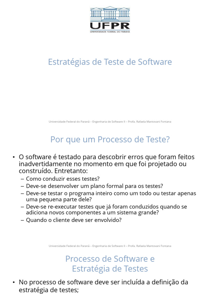 Estratégias de Teste de Software | PDF | Testes de software ...