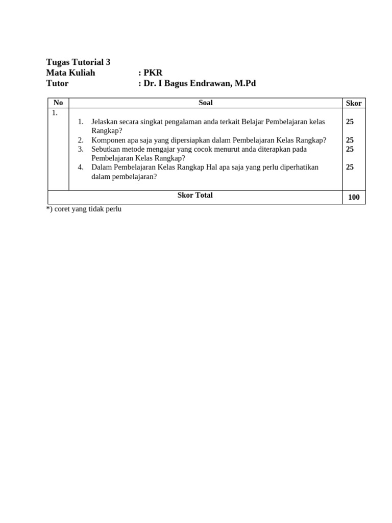Tugas Tutorial 3 | PDF