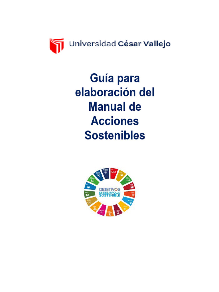 Guía para Manual de Acciones Sostenibles | PDF | Sustentabilidad ...
