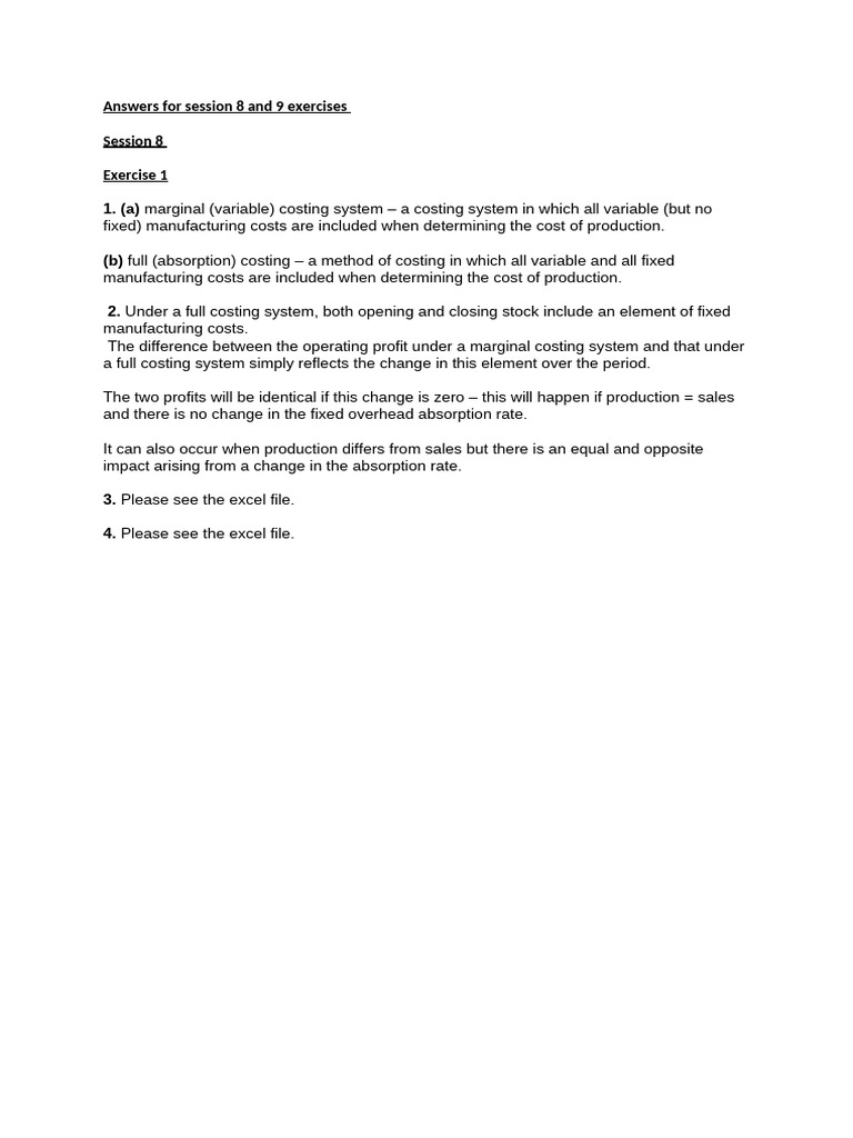 Session 8 and 9 Answers | PDF | Government Budget Balance | Macroeconomics