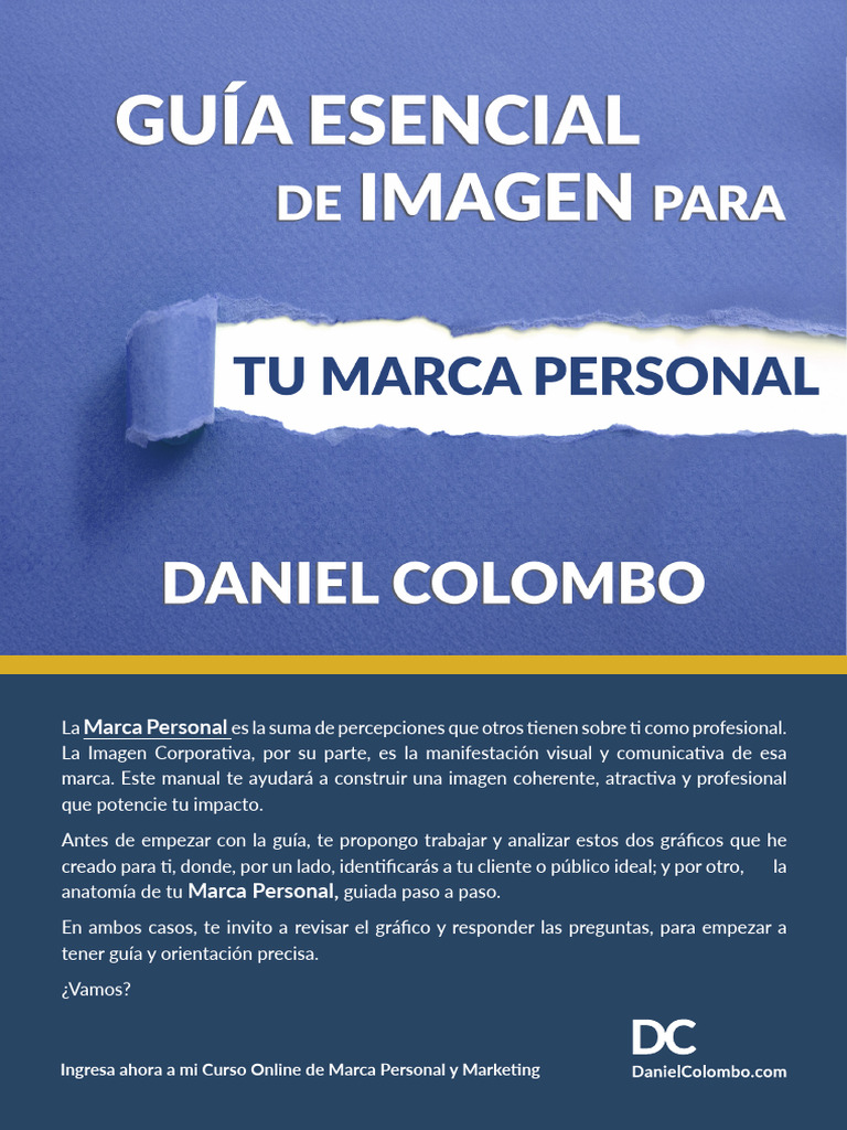 Guía de Imagen para Marca Personal | PDF | Marca | Tipografía