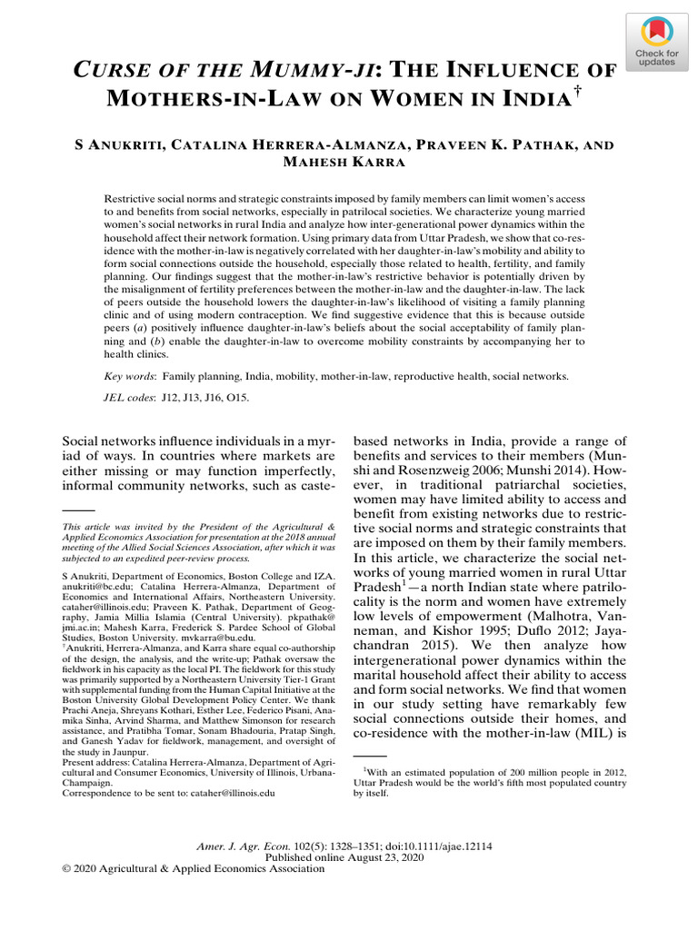 Ajae 12114 | PDF | Family Planning | Sampling (Statistics)