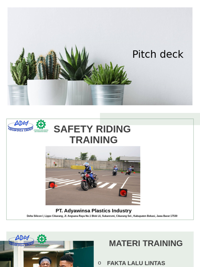 Safety Riding Training | PDF | Revenue | Business Economics