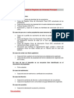 Requisitos RVP menos de