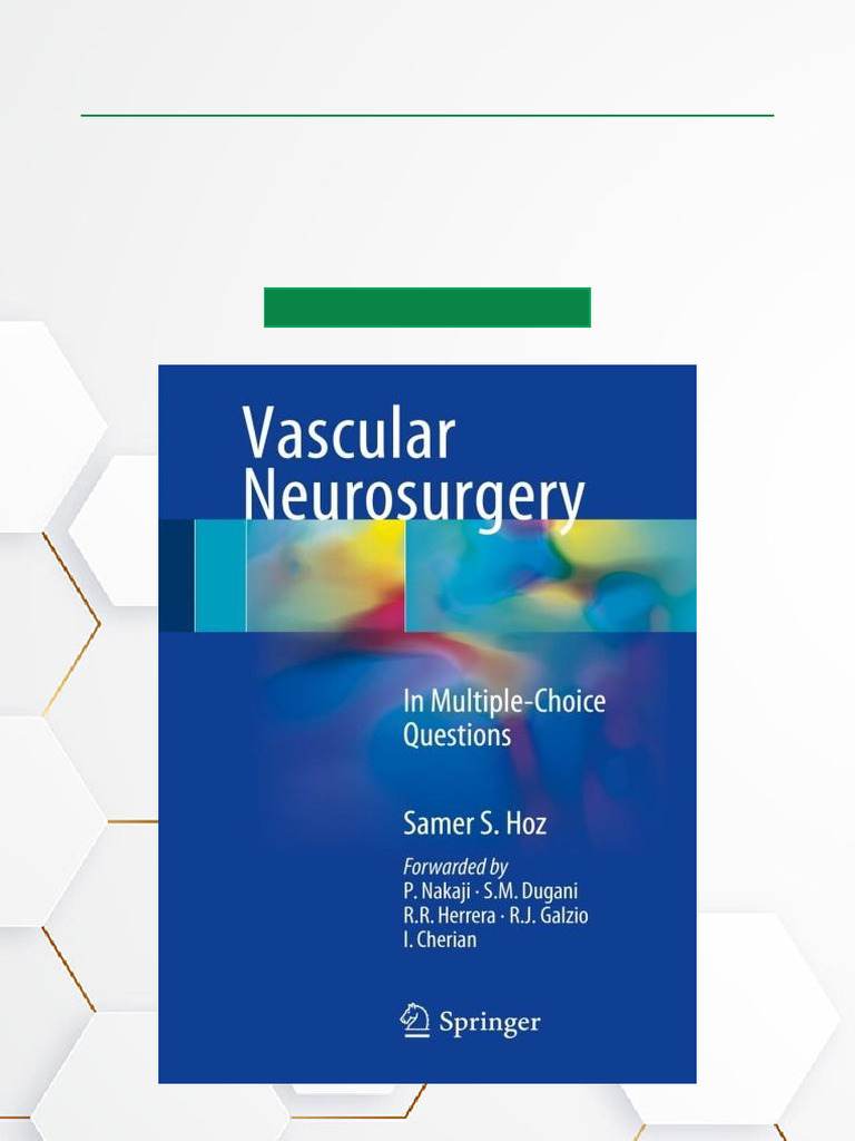 Vascular Neurosurgery in Multiple Choice Questions ISBN 3319491865 ...
