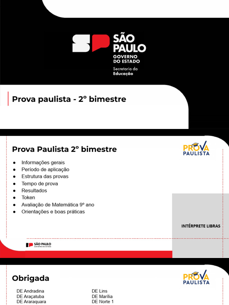 Material Live - 30 - 05 - Prova Paulista - 2° Bimestre - 2025 | PDF ...