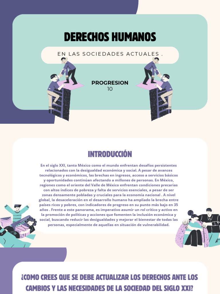 Derechos Humanos y Equidad Social | PDF | Discriminación y relaciones ...