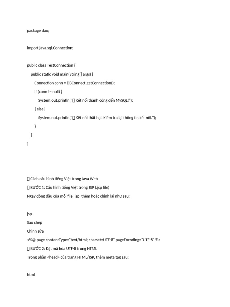 Cách Connect DB | PDF