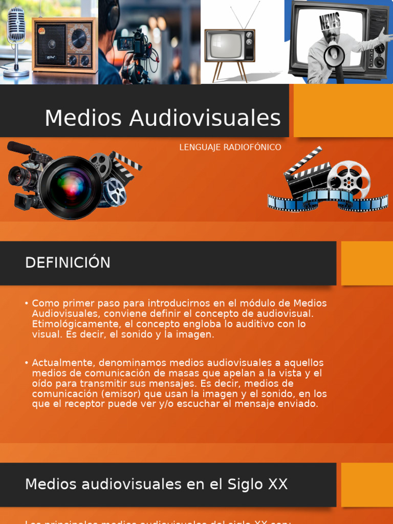 Medios Audiovisuales | PDF | Imagen | Sonido