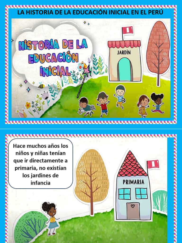 Historia de la Educación Inicial en Perú | PDF