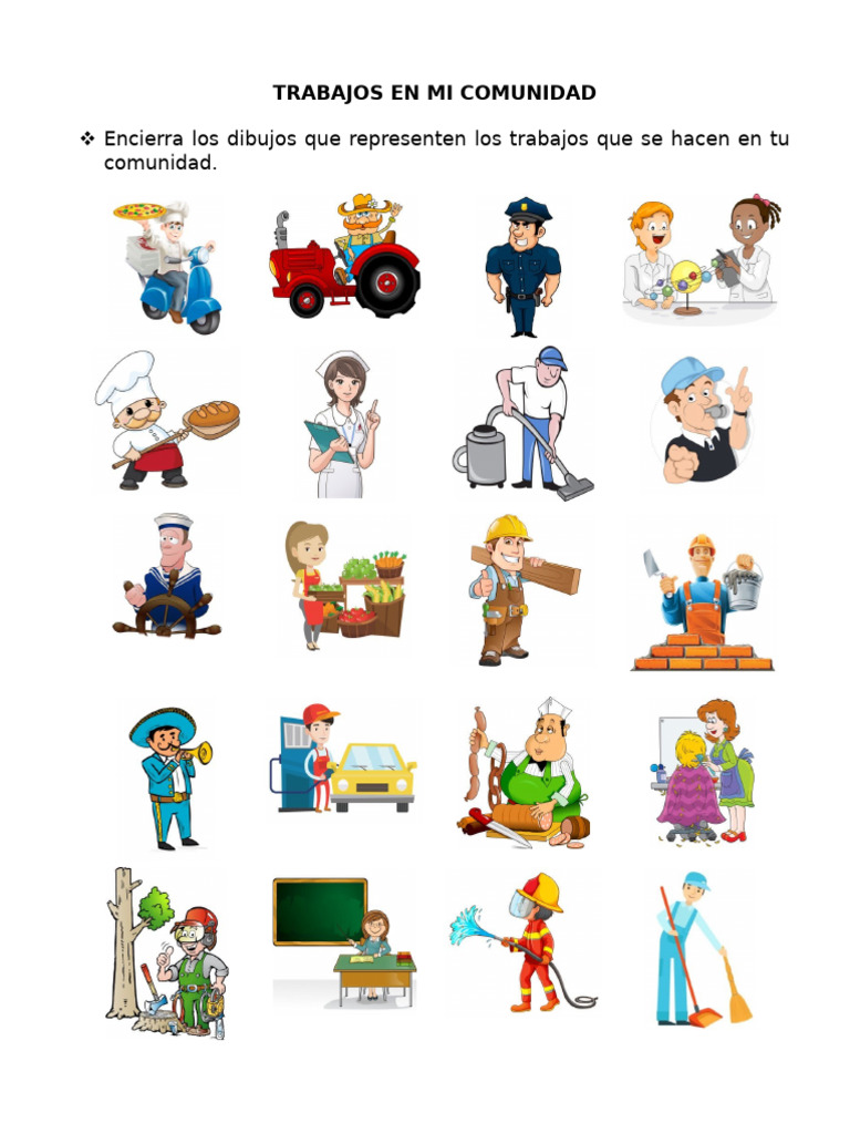 Trabajos y Roles en la Comunidad | PDF