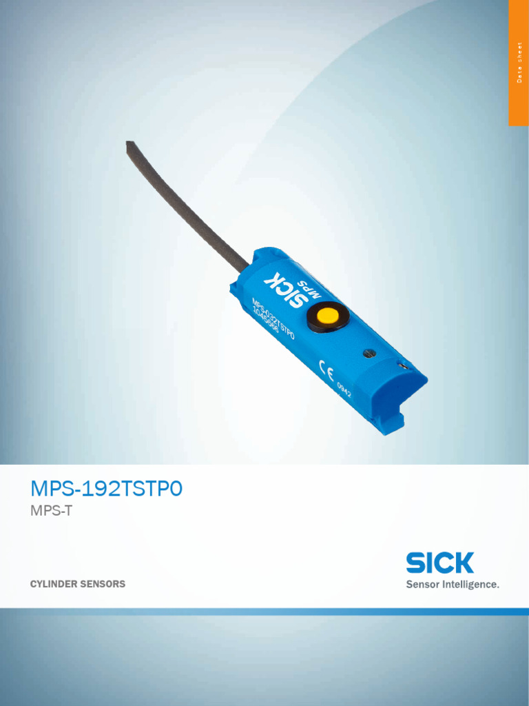 MPS-192TSTP0 Cylinder Sensor Data Sheet | PDF | Piston | Electrical ...