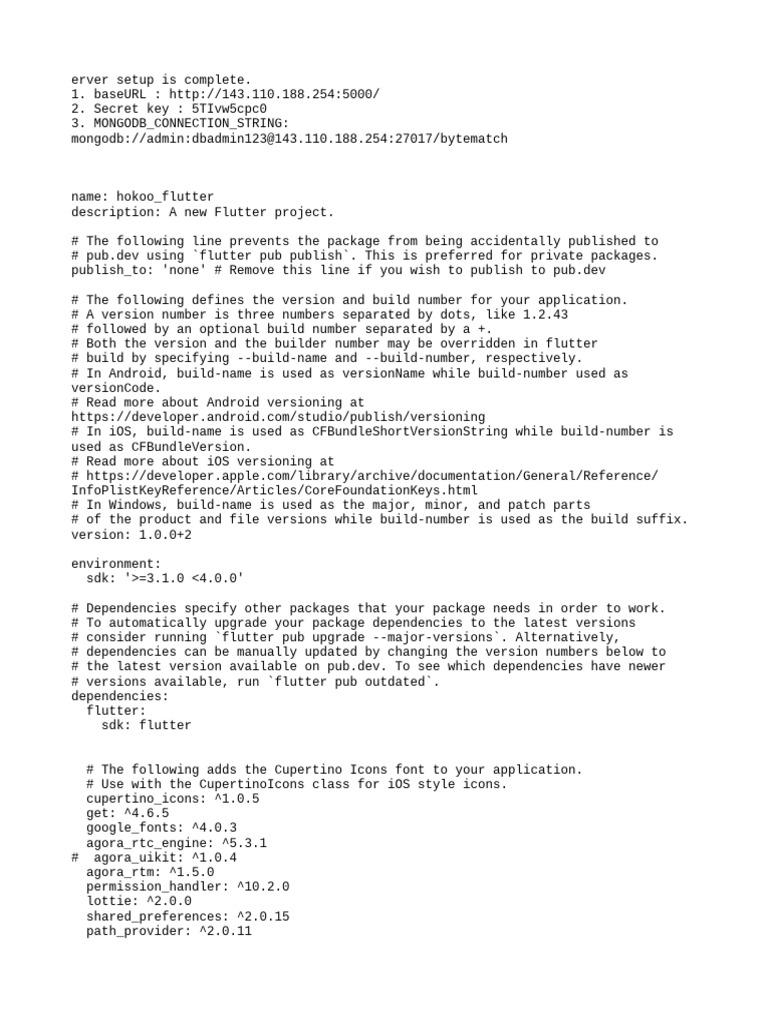 Flutter Project Setup Guide | PDF | Systems Architecture | Software ...
