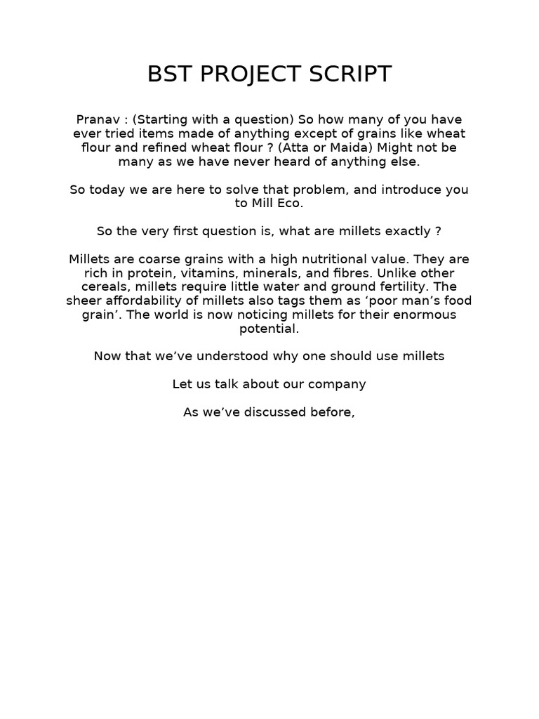 BST Project Script | PDF