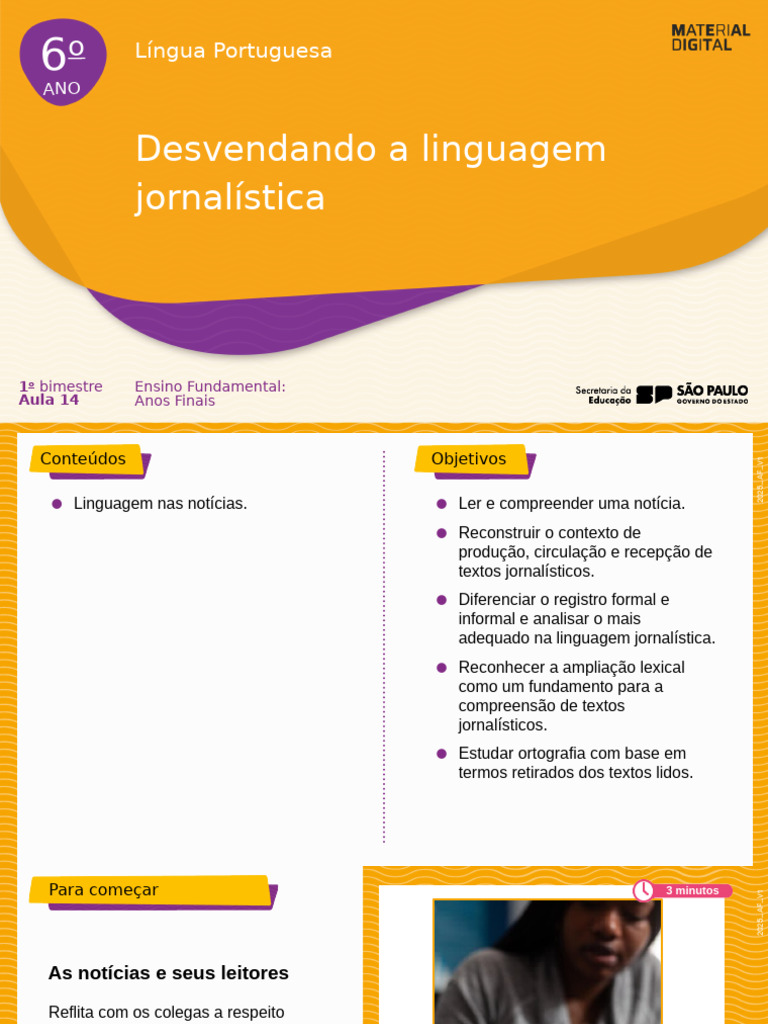Características da Linguagem Jornalística | PDF | Jornalismo | Chuva