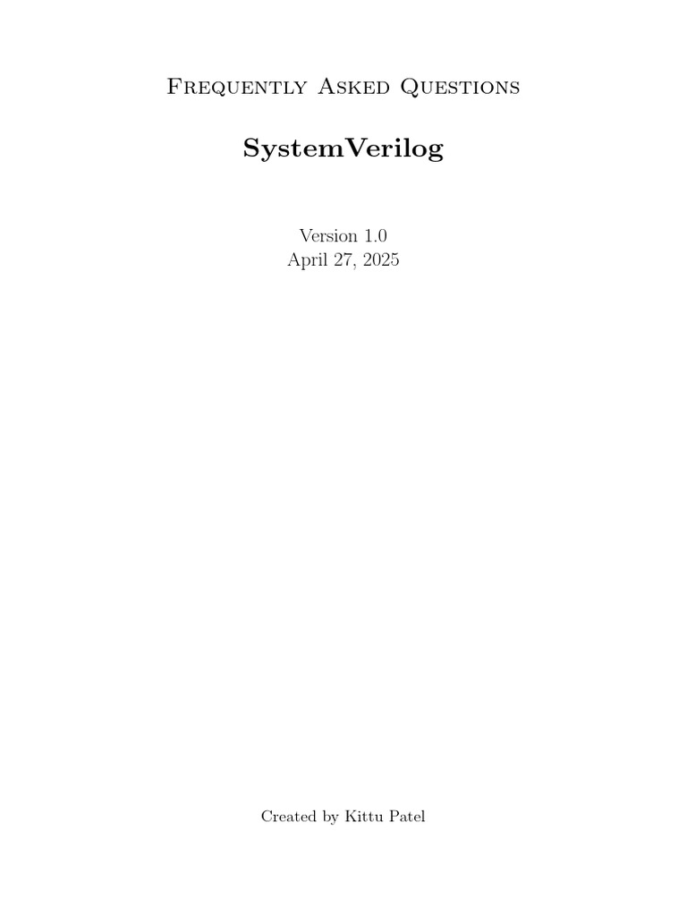 SV Questions | PDF | Inheritance (Object Oriented Programming) | Class ...