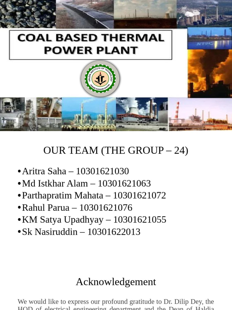Overview of Coal Based Thermal Power Plant | PDF | Boiler | Power Station