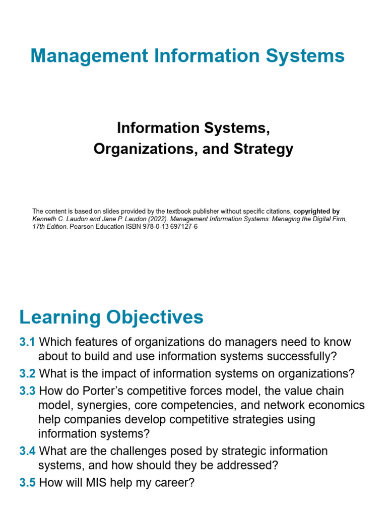 Understanding Management Information Systems | PDF | Organizational ...