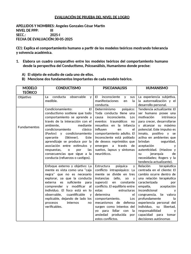 PPP - PLC (Ppp3 y Ppp4) Alumnos - Angeles | PDF | Terapia racional de ...
