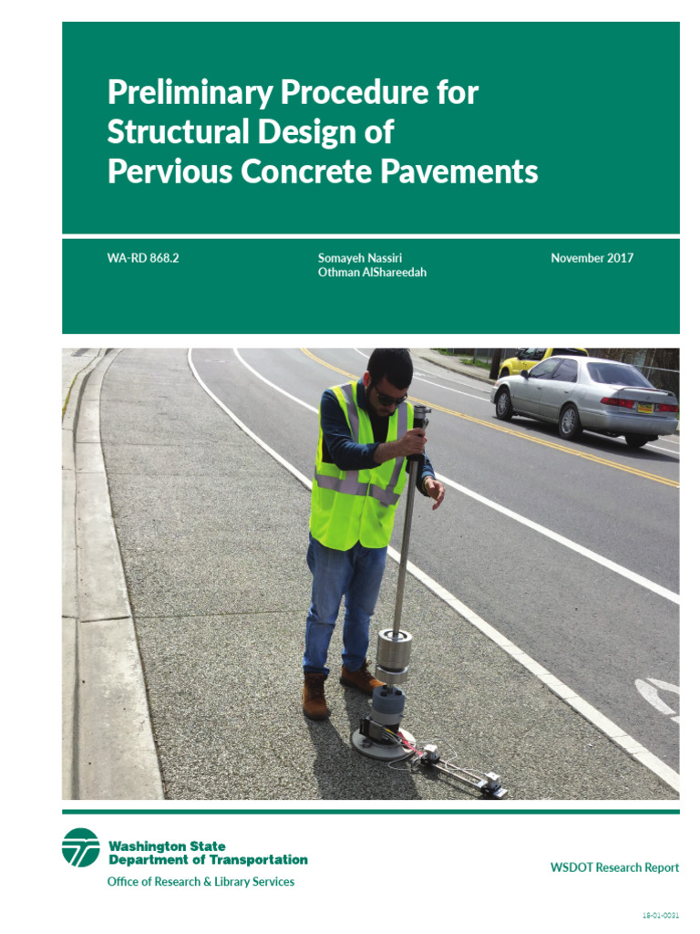 Pervious Concrete Pavement Design Guide | PDF | Concrete | Strength Of ...