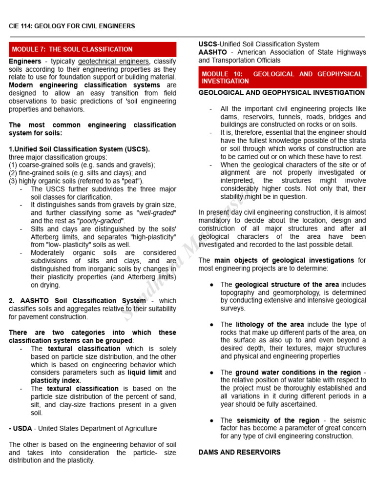 Soil Classification for Civil Engineering | PDF | Earth Sciences | Geology