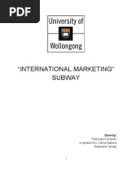 Download Subway International Marketing by Eric Cahya Saputra SN87051203 doc pdf
