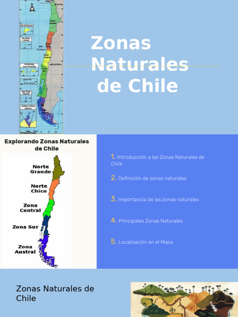 Repaso de Las Zonas Naturales de Chile | PDF | Chile | Ecosistema