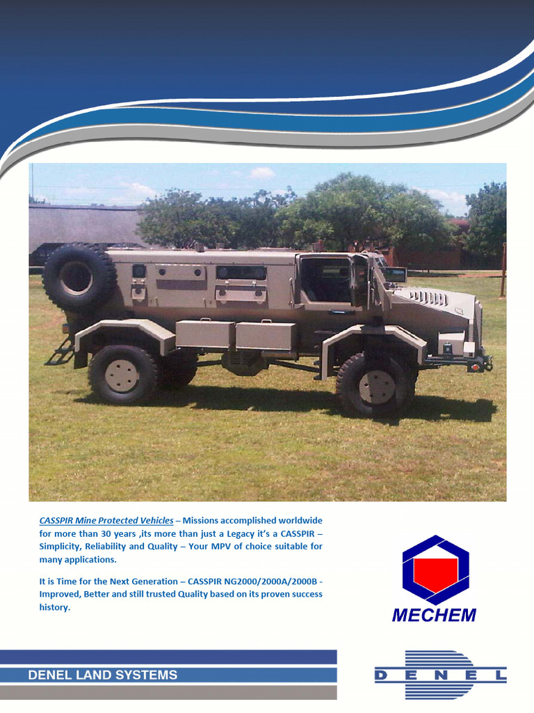 Casspir NG2000A MPV Specifications | PDF | Axle | Four Wheel Drive