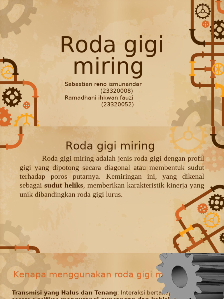 Roda Gigi Helix | PDF