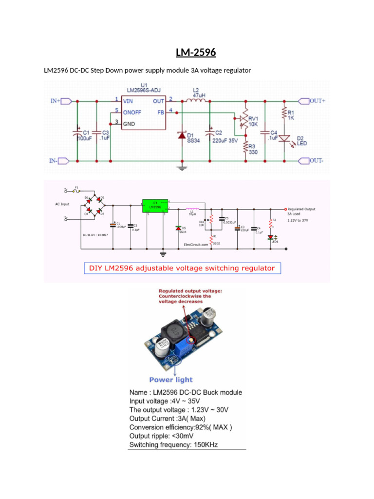 LM 2596 | PDF