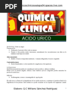Acido Urico en suero