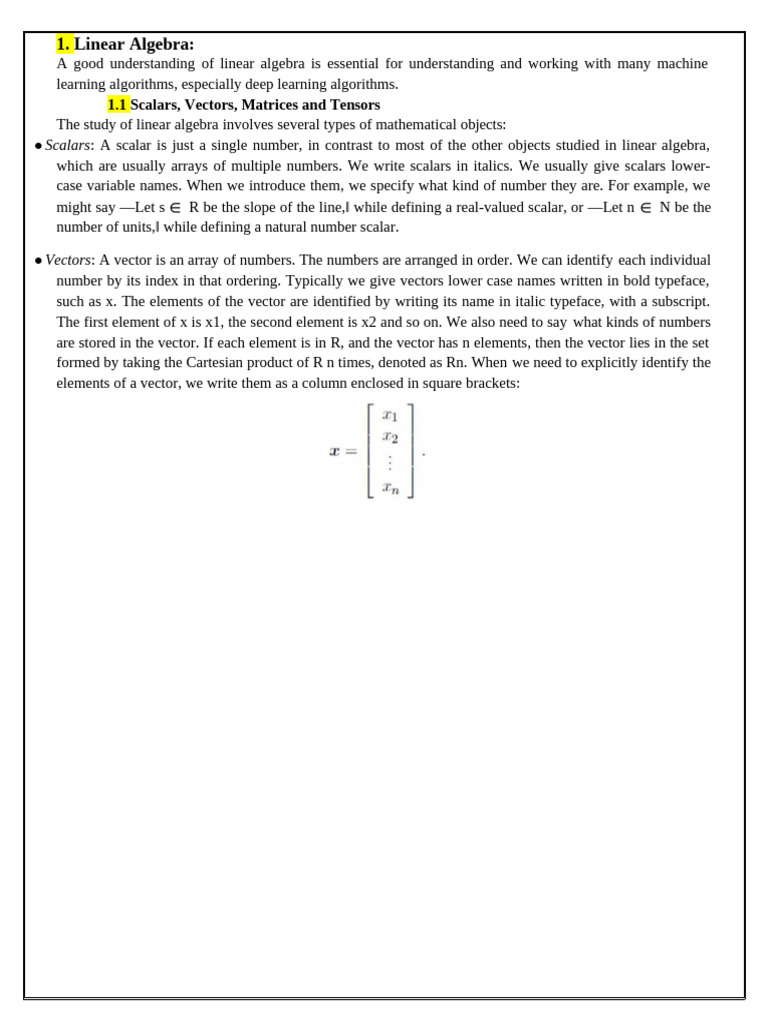 Linear Algebra in Engineering Applications | PDF | Matrix (Mathematics ...