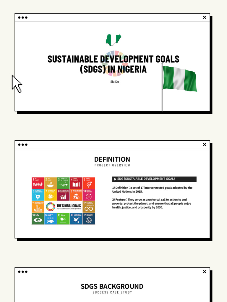 Sustainable Development Goals (SDGS) in Nigeria | PDF | Poverty ...