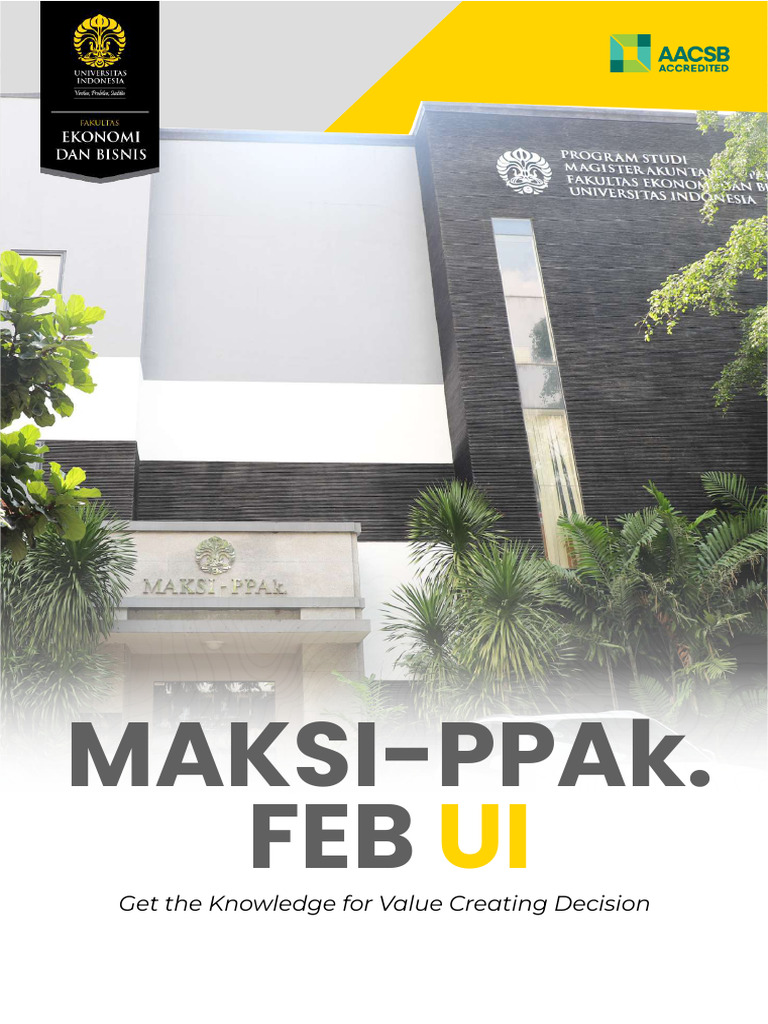 Program MAKSI-PPAk FEB UI 2025 | PDF