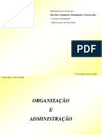 Capitulo 1 - Organização e Administração