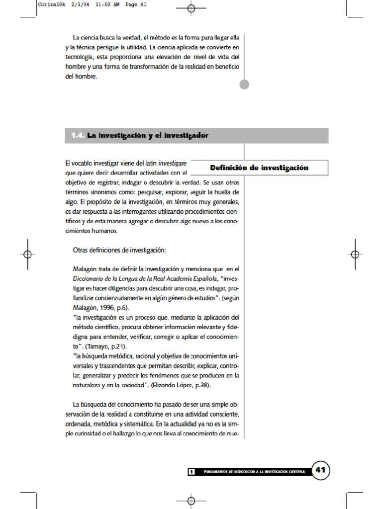 T6. La Investigación y El Investigador | PDF