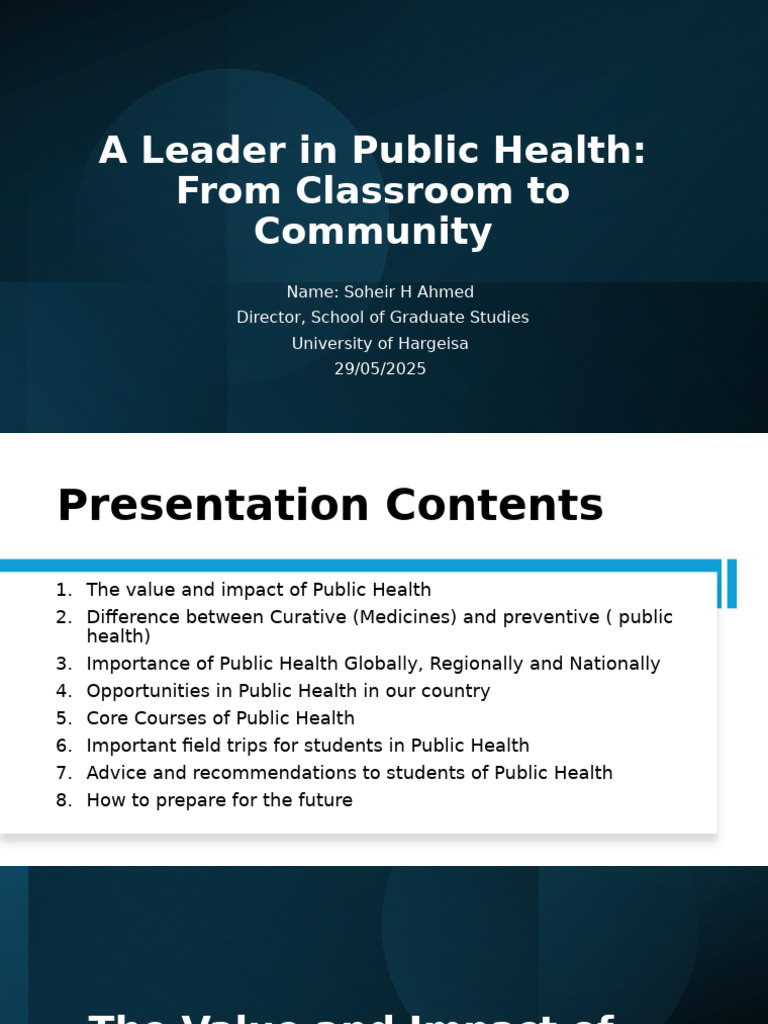 Public Health Education and Careers Guide | PDF | Public Health | Medicine