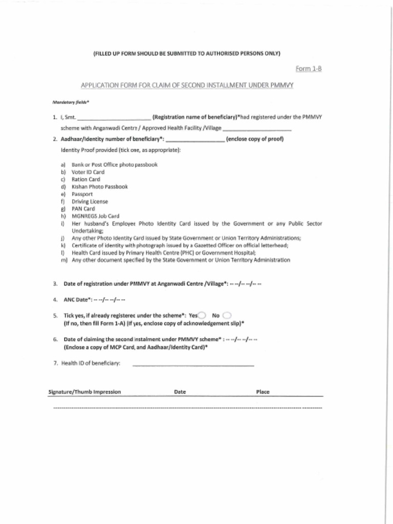 Form 1-B | PDF