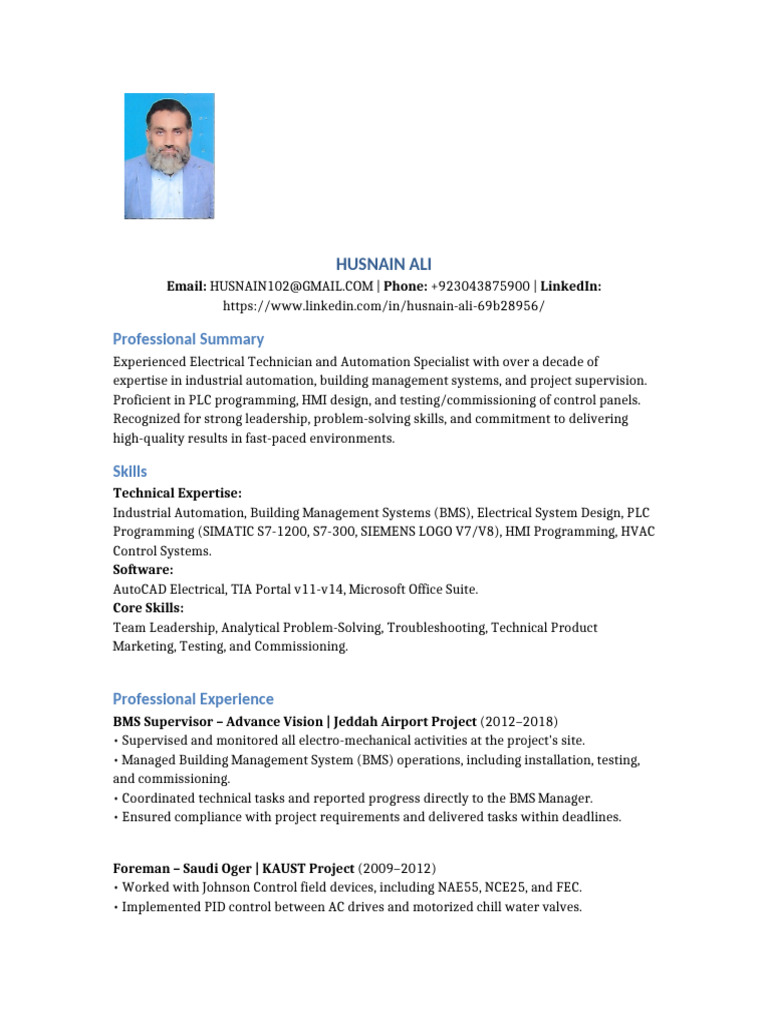 Enhanced CV With Photo | PDF