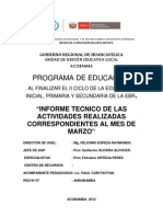 i Informe Pela -Marzo 2012 Para Acobamba