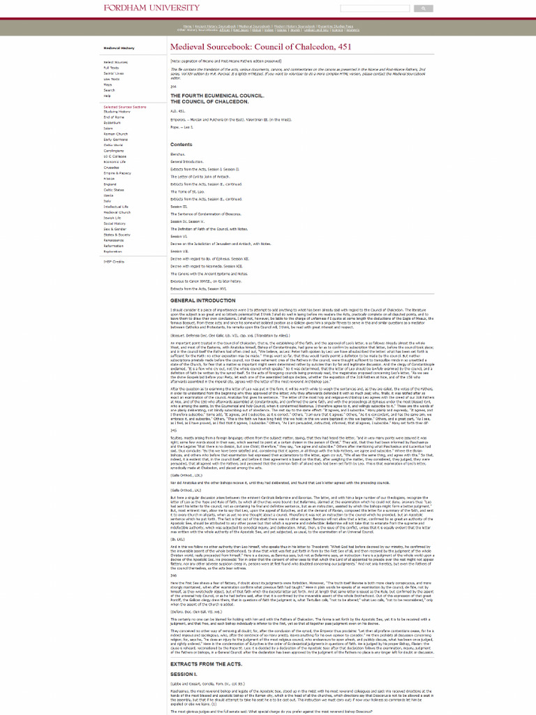 4 TH Ecumenical CH Laced On | PDF