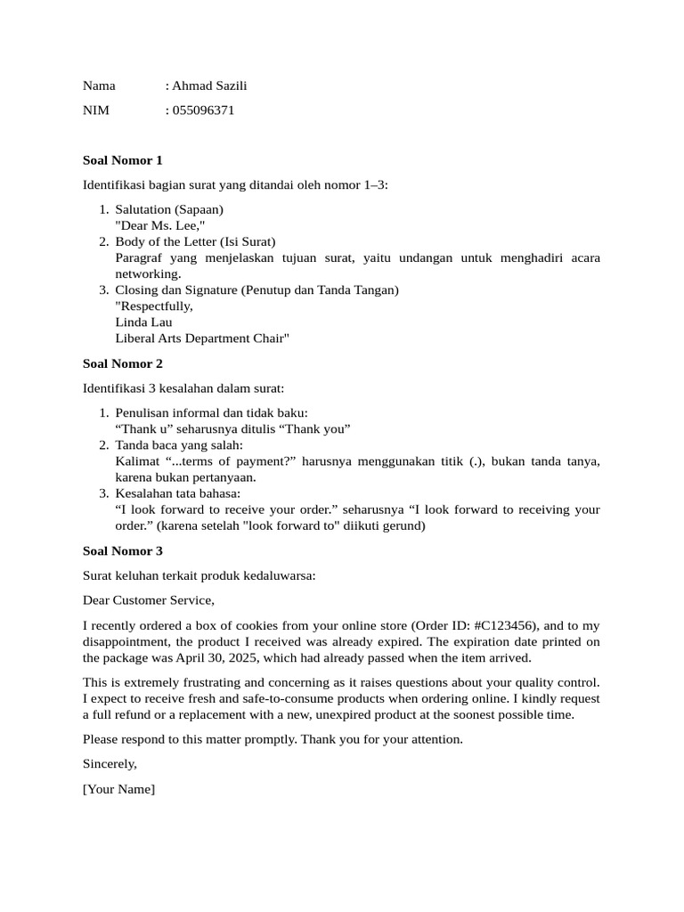 Letter Writing Techniques and Errors | PDF