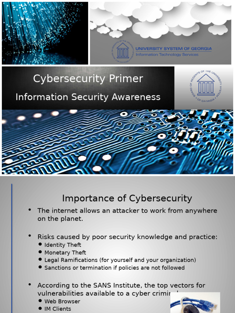 Cybersecurity Awareness and Best Practices | PDF | Security | Computer ...