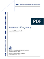 Who Discussion Papers on Adolescence