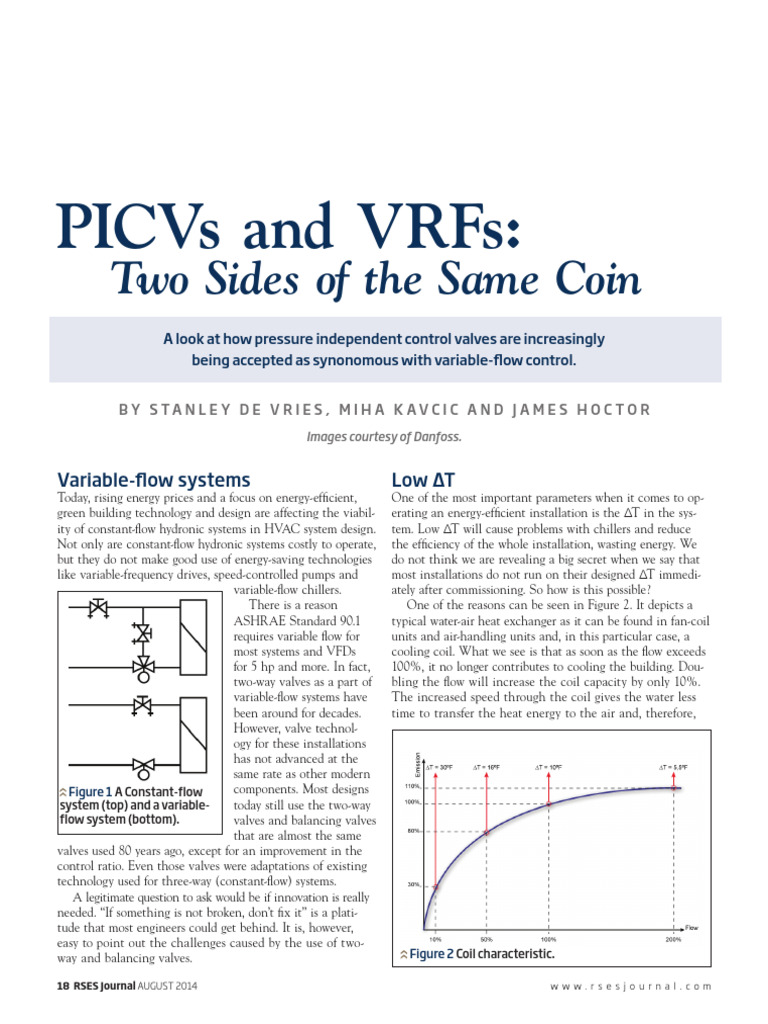 Optimizing Variable-Flow HVAC Systems | PDF | Efficient Energy Use | Valve