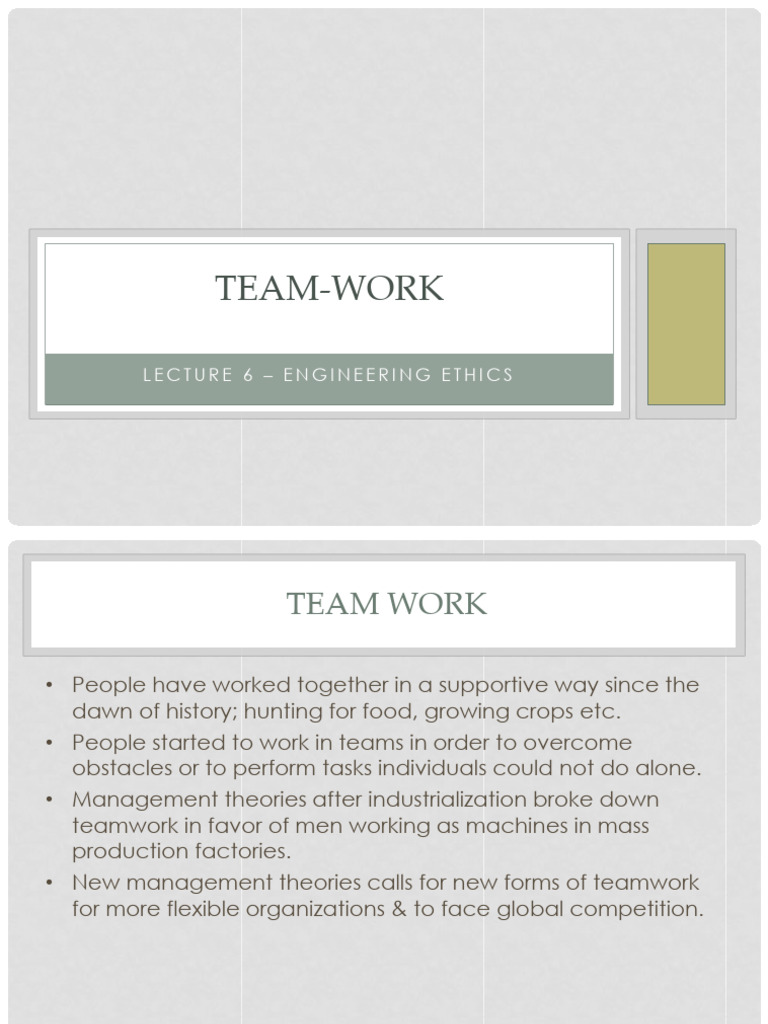 Understanding Effective Teamwork in Organizations | PDF | Mediation ...