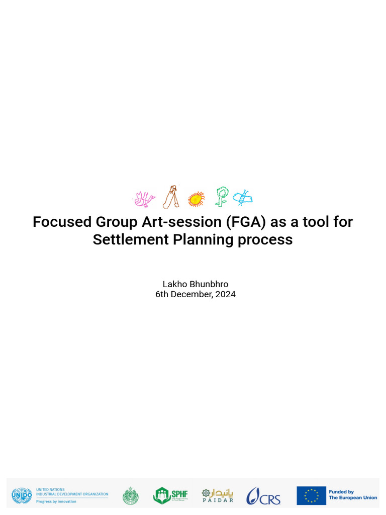 FGA - Focused Group Art Session-Lakho Bhunbhro | PDF | Drawing | Design